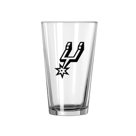 Logo Brands San Antonio Spurs 16oz Gameday Pint Glass 727-G16P-1